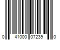 Barcode Image for UPC code 041000072390