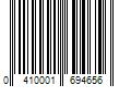 Barcode Image for UPC code 0410001694656