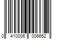 Barcode Image for UPC code 0410006006652