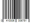 Barcode Image for UPC code 0410006006751