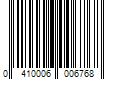 Barcode Image for UPC code 0410006006768