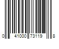 Barcode Image for UPC code 041000731198