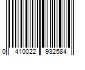 Barcode Image for UPC code 0410022932584