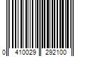 Barcode Image for UPC code 0410029292100