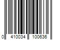 Barcode Image for UPC code 0410034100636