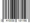 Barcode Image for UPC code 0410038181198