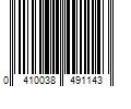 Barcode Image for UPC code 0410038491143