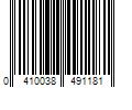 Barcode Image for UPC code 0410038491181