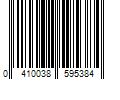 Barcode Image for UPC code 0410038595384