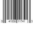 Barcode Image for UPC code 041008117413