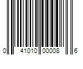 Barcode Image for UPC code 041010000086