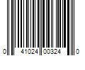 Barcode Image for UPC code 041024003240