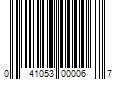 Barcode Image for UPC code 041053000067