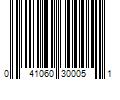 Barcode Image for UPC code 041060300051