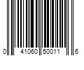 Barcode Image for UPC code 041060500116