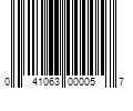 Barcode Image for UPC code 041063000057