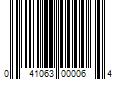 Barcode Image for UPC code 041063000064