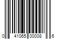 Barcode Image for UPC code 041065000086