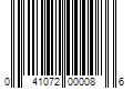 Barcode Image for UPC code 041072000086