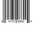 Barcode Image for UPC code 041072086004