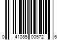 Barcode Image for UPC code 041085005726