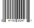 Barcode Image for UPC code 041100002471