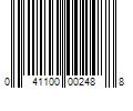 Barcode Image for UPC code 041100002488