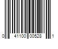 Barcode Image for UPC code 041100005281