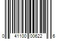 Barcode Image for UPC code 041100006226