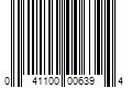 Barcode Image for UPC code 041100006394