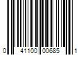 Barcode Image for UPC code 041100006851