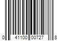 Barcode Image for UPC code 041100007278