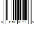 Barcode Image for UPC code 041100007513