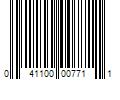 Barcode Image for UPC code 041100007711