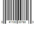 Barcode Image for UPC code 041100007803