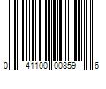 Barcode Image for UPC code 041100008596