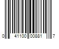 Barcode Image for UPC code 041100008817