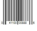 Barcode Image for UPC code 041100008886