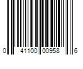 Barcode Image for UPC code 041100009586