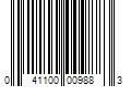 Barcode Image for UPC code 041100009883