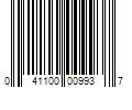 Barcode Image for UPC code 041100009937