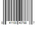 Barcode Image for UPC code 041100407887