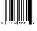 Barcode Image for UPC code 041100564542