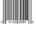 Barcode Image for UPC code 041100805546