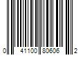 Barcode Image for UPC code 041100806062