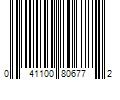 Barcode Image for UPC code 041100806772