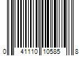 Barcode Image for UPC code 041110105858