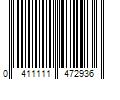 Barcode Image for UPC code 0411111472936