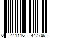 Barcode Image for UPC code 0411116447786