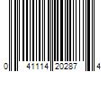 Barcode Image for UPC code 041114202874